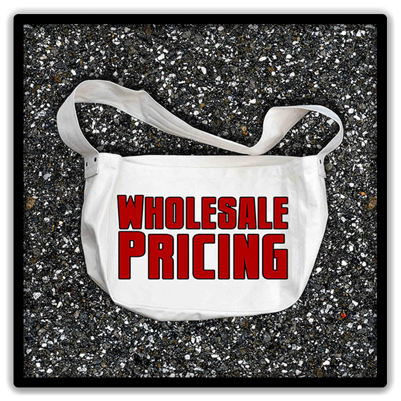 wholesale pricing on vintage style newspaper delivery bags