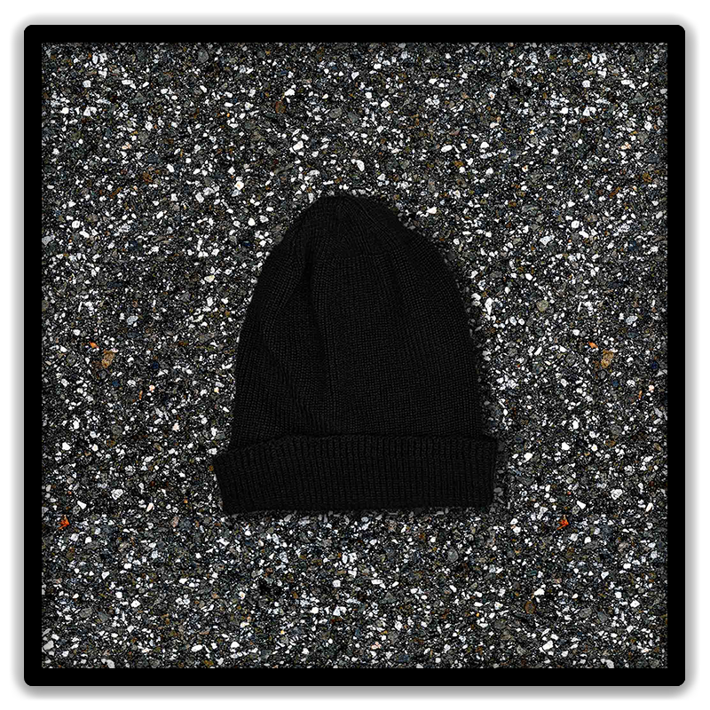 ribbed wool beanie designed for cold weather comfort