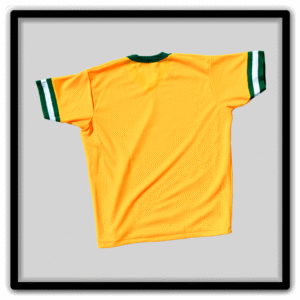 Vintager Athletic V-Neck Banded Sleeve Ringer Tee