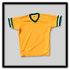 Vintager Athletic V-Neck Banded Sleeve Ringer Tee